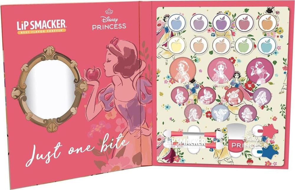 DISNEY PRINCESS LIP SMACKER SNOW WHITE THE PRETTIEST BEAUTY BOOK LIP SMACKER