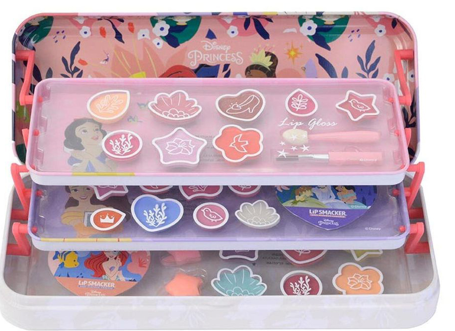 DISNEY PRINCESS LIP SMACKER TRIPLE LAYER BEAUTY TIN