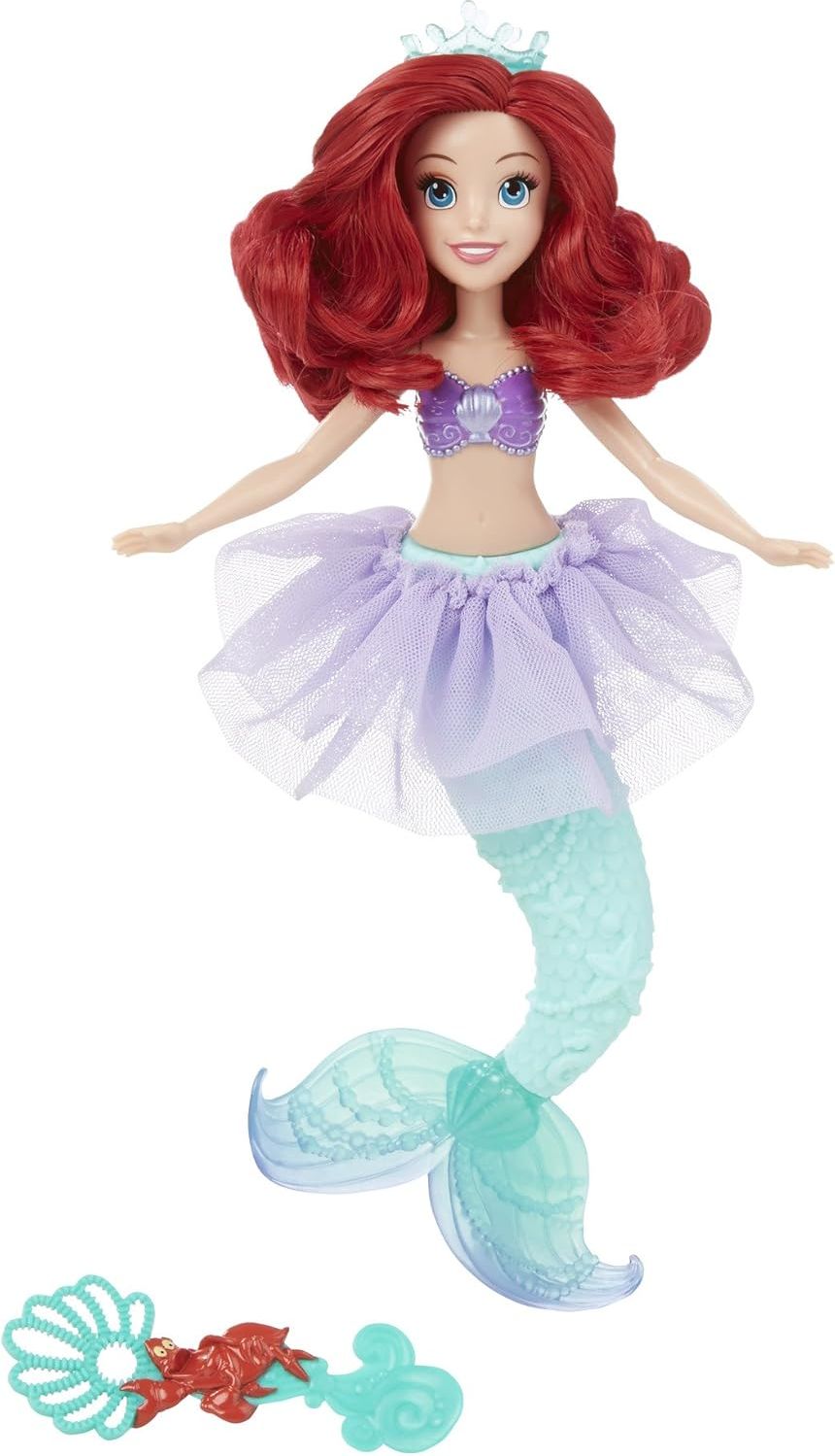 HASBRO DISNEY PRINCESS WATER PLAY ASST BUBBLE TIARA ARIEL (B5302)