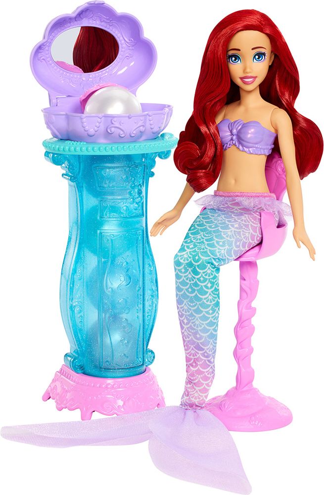 DISNEY PRINCESS ΑΡΙΕΛ ΜΕ ΚΟΧΥΛΙ ΕΚΠΛΗΞΗ (JBF86) MATTEL