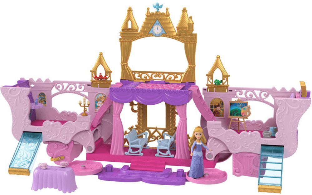 DISNEY PRINCESS CARRIAGE TO CASTLE PLAYSET (HWX17) MATTEL
