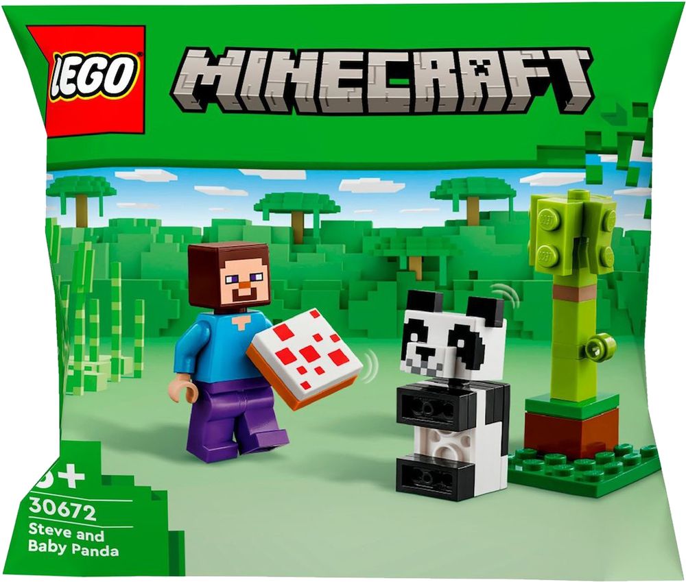 LEGO MINECRAFT STEVE MIT BABY-PANDA (30672) LEGO