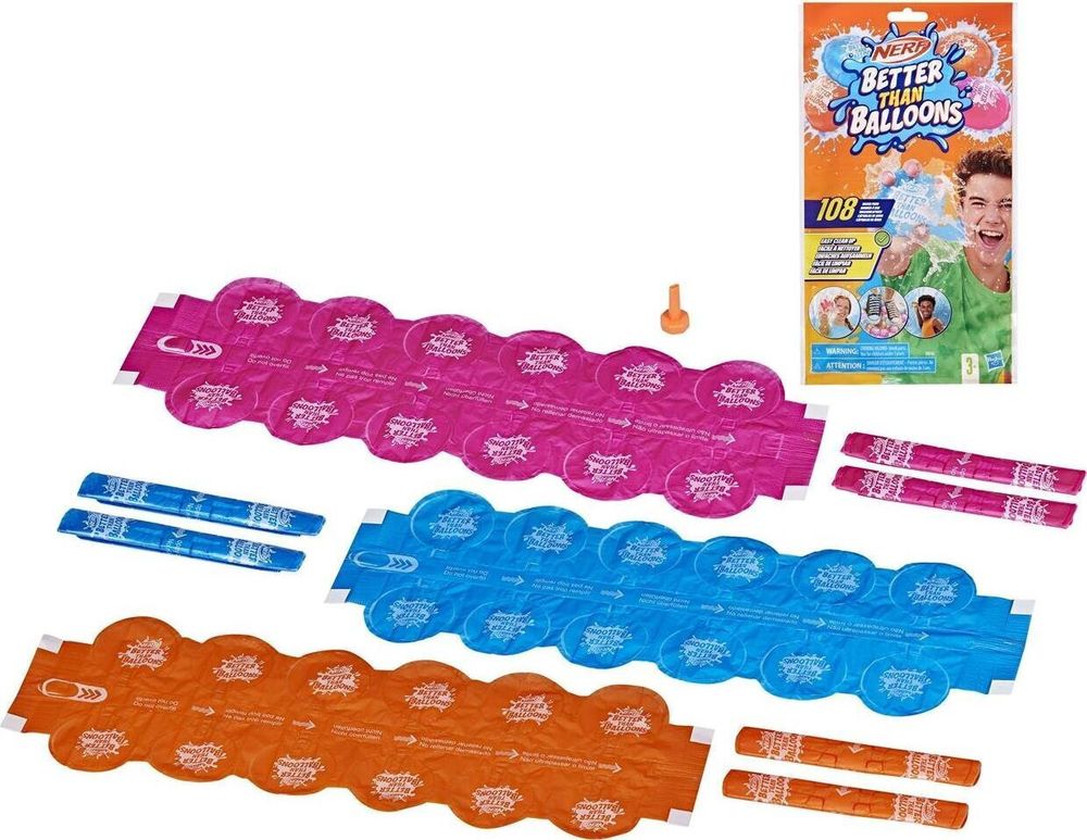 NERF BETTER THAN BALLOONS - WATER PODS (F8743) HASBRO