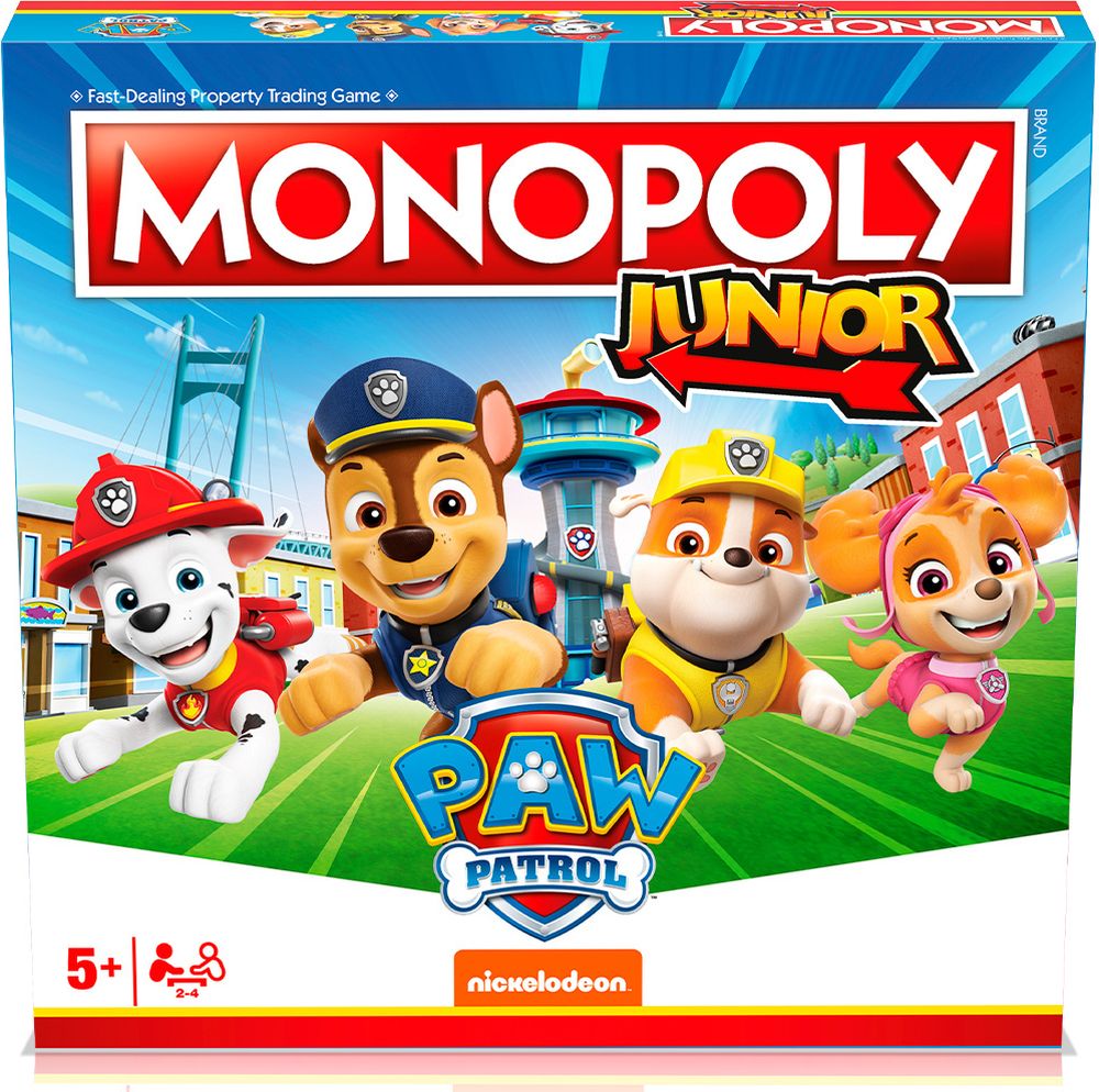 MONOPOLY JUNIOR WINNING MOVES PAW PATROL (WM04163-GRK) WINNING MOVES