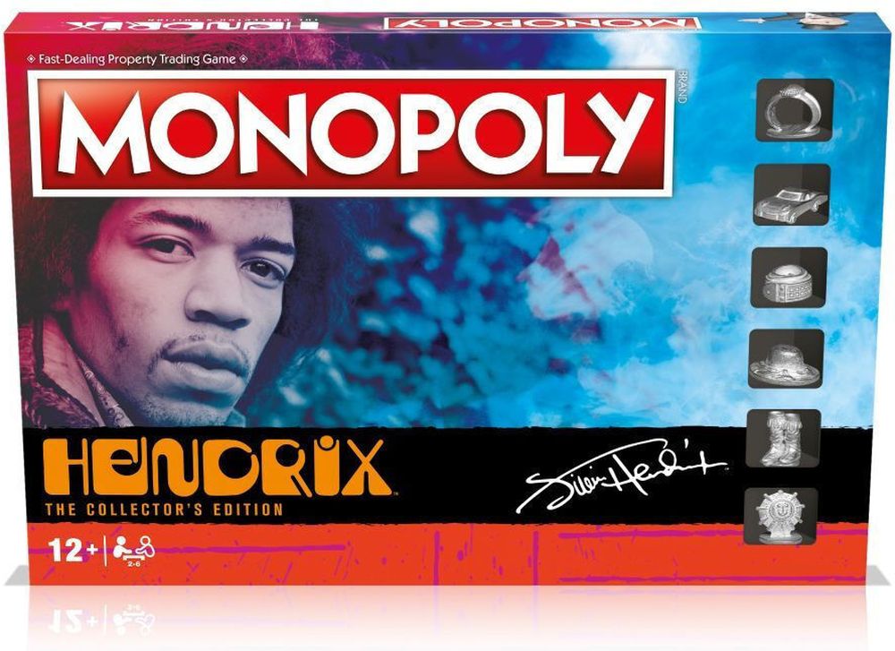 MONOPOLY WINNING MOVES JIMI HENDRIX (ENGLISH LANGUAGE) (WM03131-EN1)