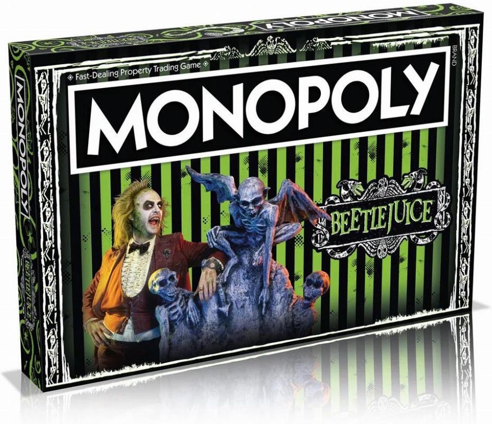 MONOPOLY WINNING MOVES BEETLEJUICE BOARD GAME (ENGLISH LANGUAGE) (WM03321-EN1) WINNING MOVES
