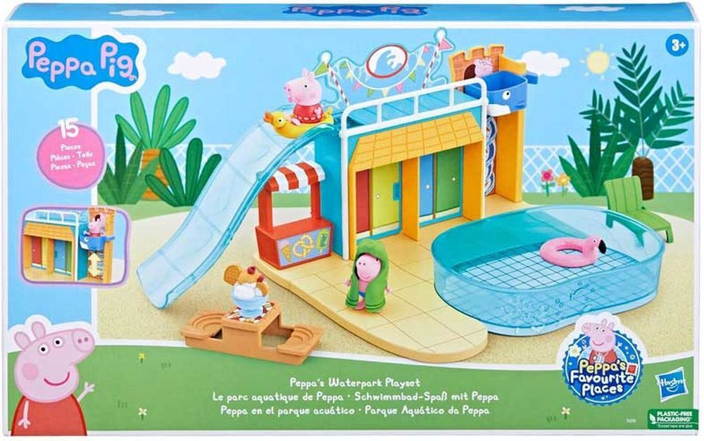 PEPPA PIG HASBRO PEPPA'S FAVOURITE PLACES PEPPA'S WATERPARK PLAYSET (F6295)