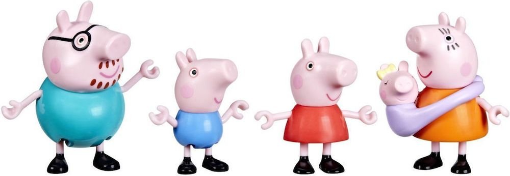 PEPPA PIG HASBRO PEPPAS&amp;#039;S FAMILY OF FIVE FIGURES SET (G0506)