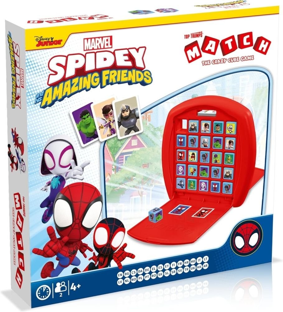 TOP TRUMPS MATCH MARVEL SPIDEY - HIS AMAZING FRIENDS THE CRAZY CUBE ENGLISH (WM04798-ML1-6)