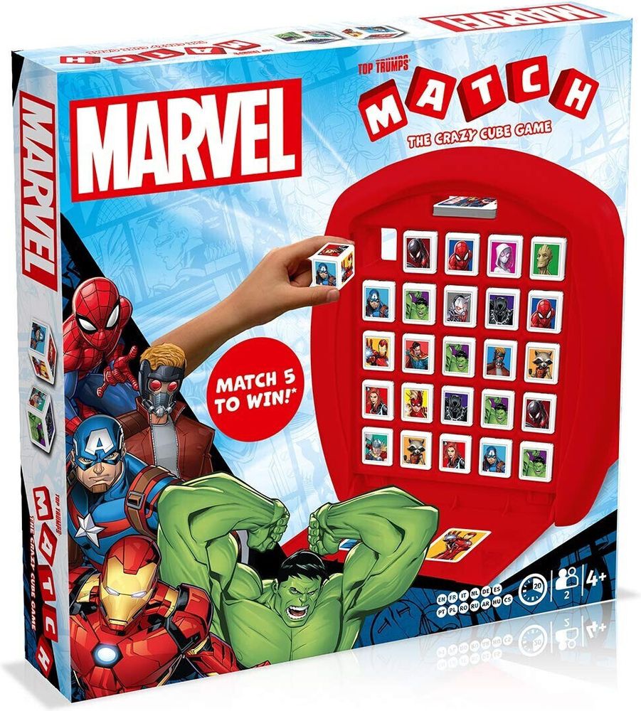WINNING MOVES TOP TRUMPS MATCH MARVEL WINNING MOVES (WM01185-ML1)