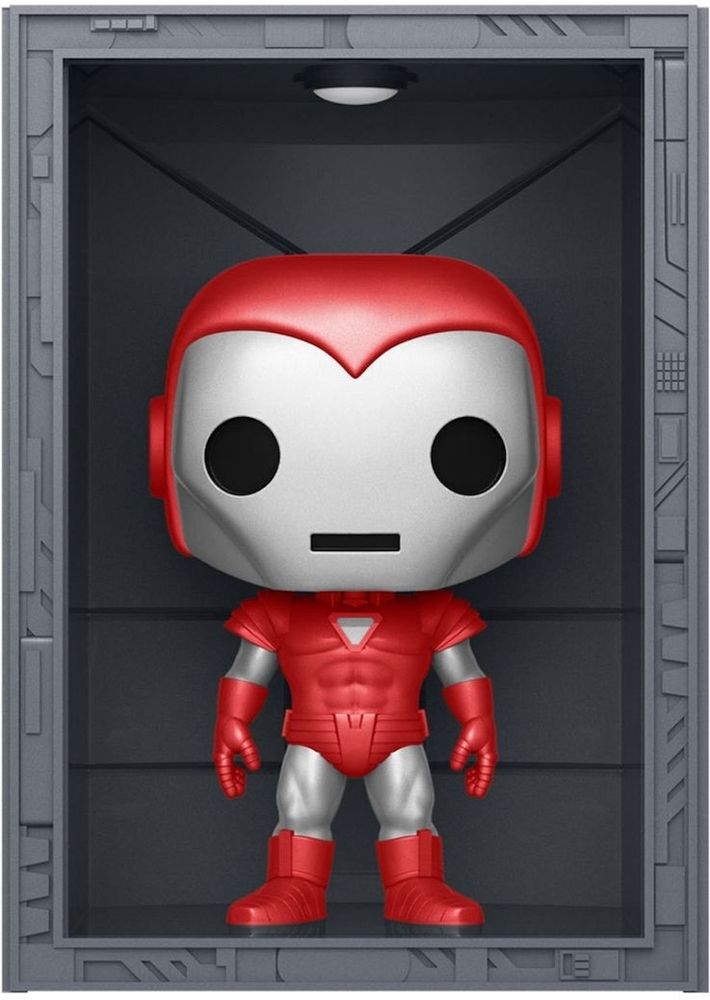 FUNKO POP MARVEL HALL OF ARMOR: IRON MAN MODEL 8 SILVER CENTURION (1038)
