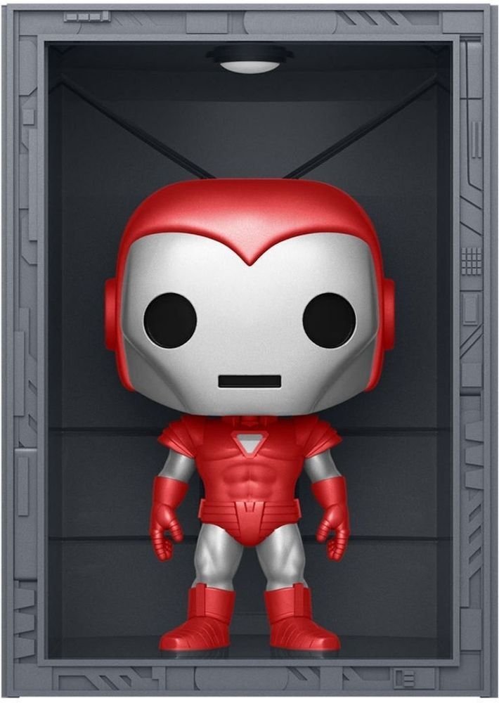 FUNKO POP MARVEL HALL OF ARMOR: IRON MAN MODEL 8 SILVER CENTURION (1038)