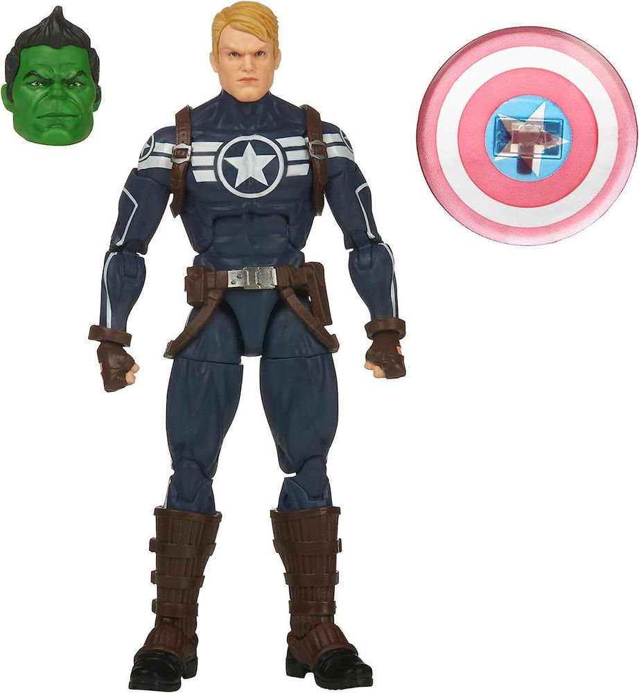 MARVEL HASBRO LEGENDS SERIES BUILD A FIGURE TOTALLY AWESOME HULK COMMANDER ROGERS FIG (F3685) HASBRO