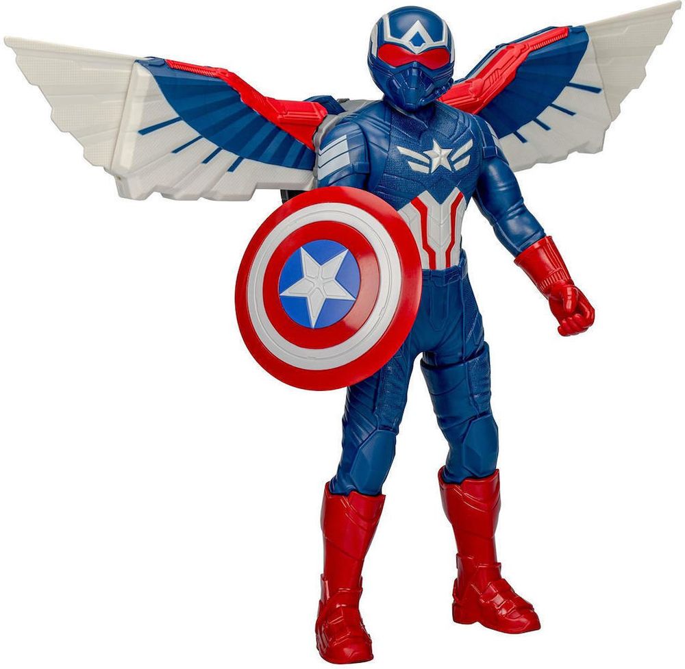 MARVEL HASBRO CAPTAIN AMERICA BRAVE NEW WORLD - CAPTAIN AMERICA FLIGHT MODE ACTION FIGURE (F9298)