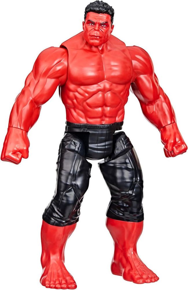 MARVEL HASBRO CAPTAIN AMERICA BRAVE NEW WORLD - TITAN HEROES RED HULK VILLAIN FIGURE (F9299)
