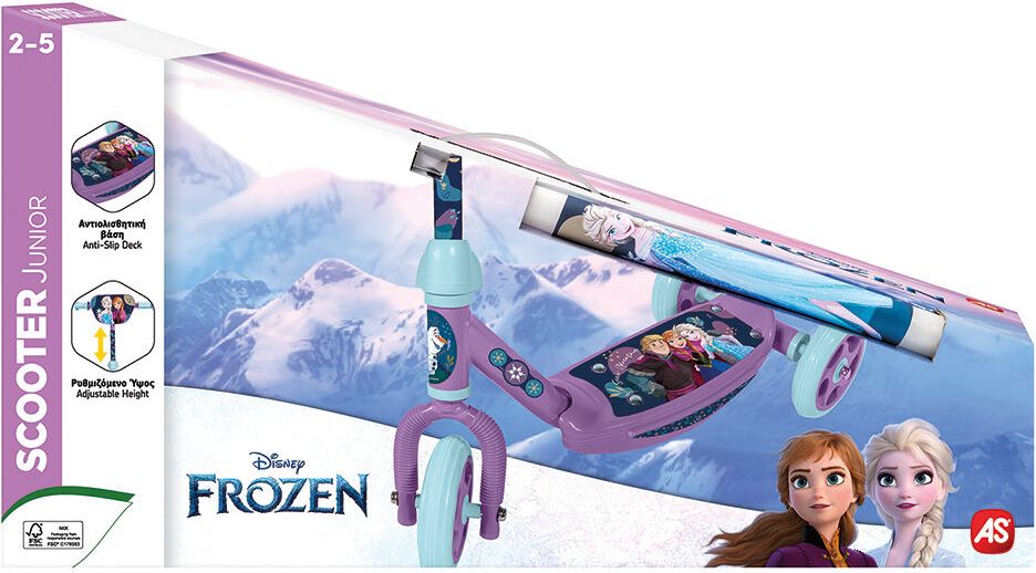 AS COMPANY ΛΑΜΠΑΔΑ AS ΠΑΙΔΙΚΟ SCOOTER ΜΕ 3 ΡΟΔΕΣ DISNEY FROZEN II