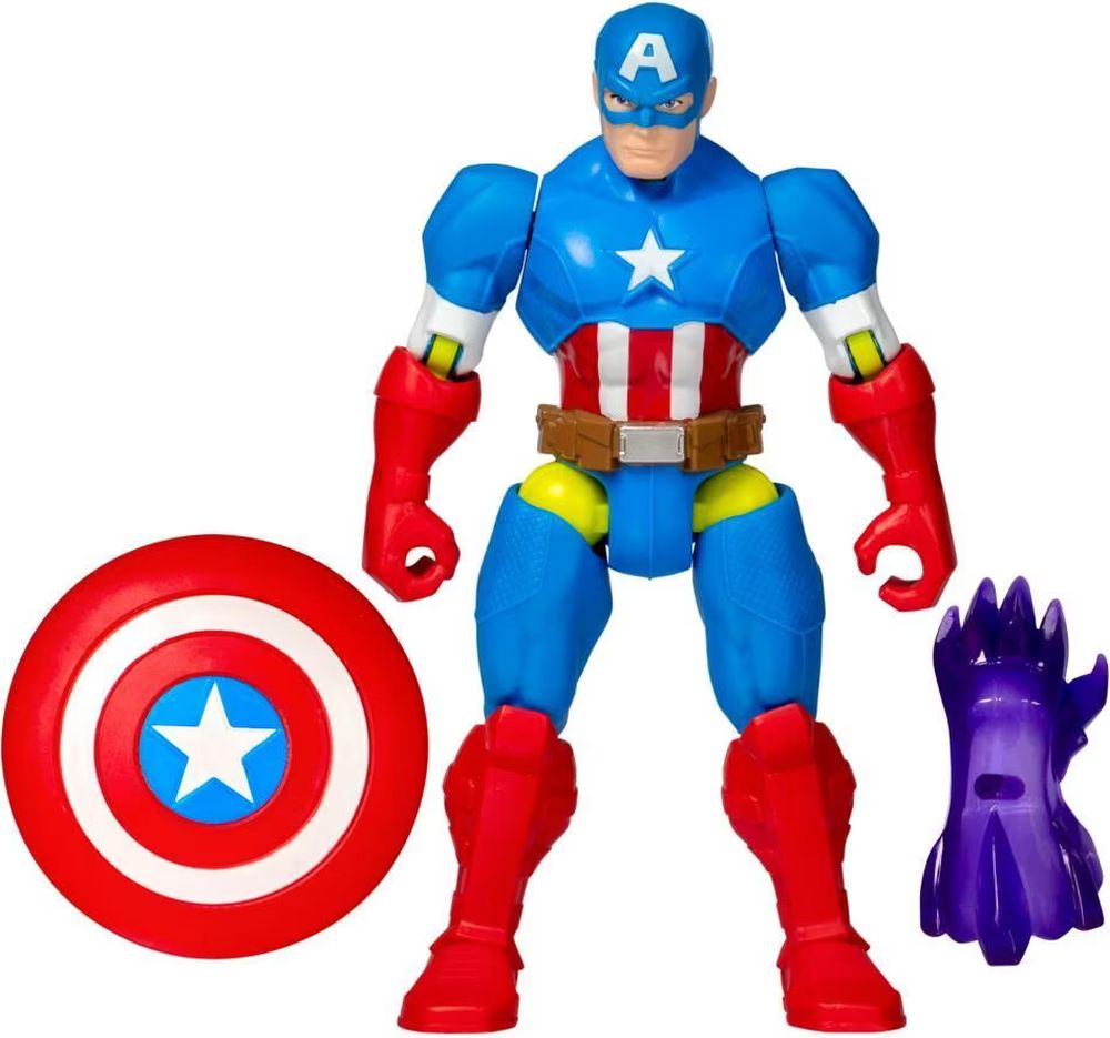 MARVEL HASBRO AVENGERS MIXMASHERS - CAPTAIN AMERICA FIGURE (F9267) HASBRO