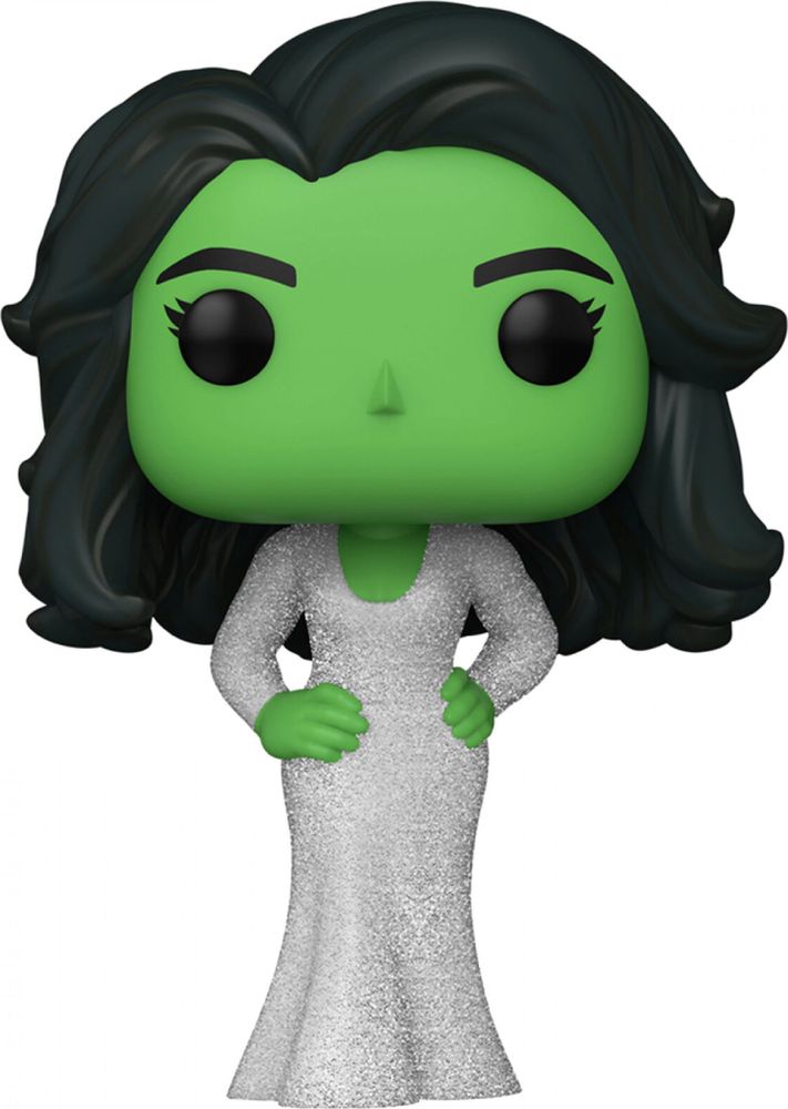 FUNKO POP! MARVEL: SHE-HULK - SHE-HULK (GLITTER) BOBBLE-HEAD VINYL FIGURE FUNKO POP