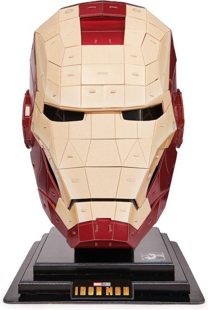 MARVEL THE INFINITY SAGA 4D BUILD - IRON MAN HELMET 3D PUZZLE MODEL KIT MARVEL