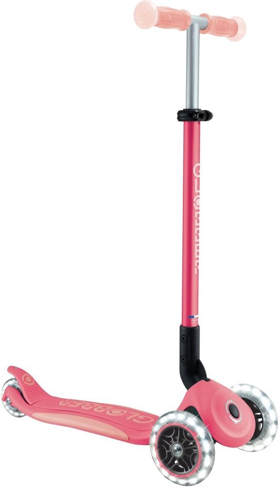 ΠΑΤΙΝΙ GLOBBER ΑΝΑΔΙΠΛΟΥΜΕΝΟ ELITE GLOW LIGHTS CORAL PINK