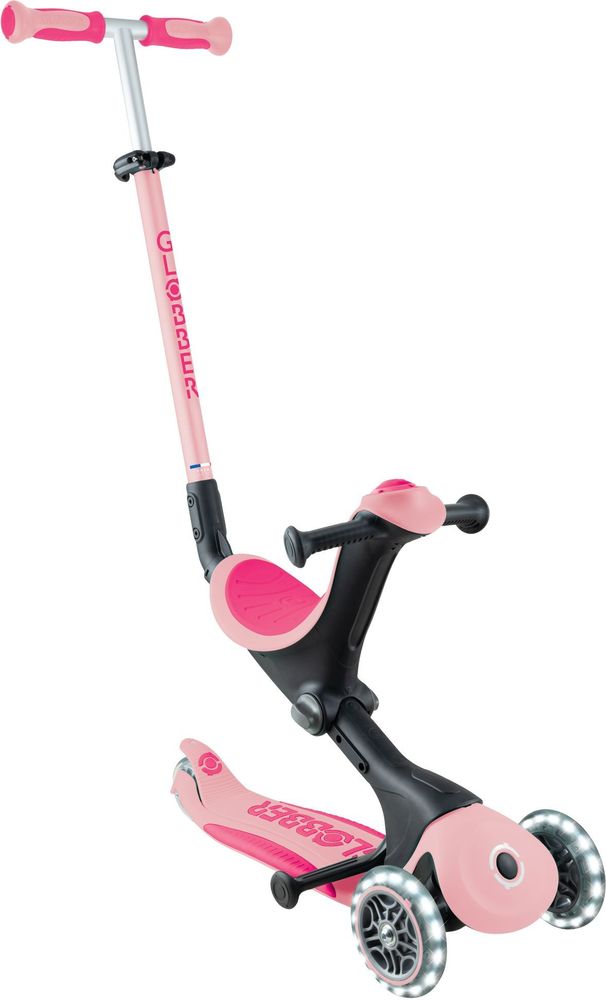 ΠΑΤΙΝΙ GLOBBER ΑΝΑΔΙΠΛΟΥΜΕΝΟ GO UP DELUXE FANTASY LIGHTS DEEP PASTEL PINK GLOBBER