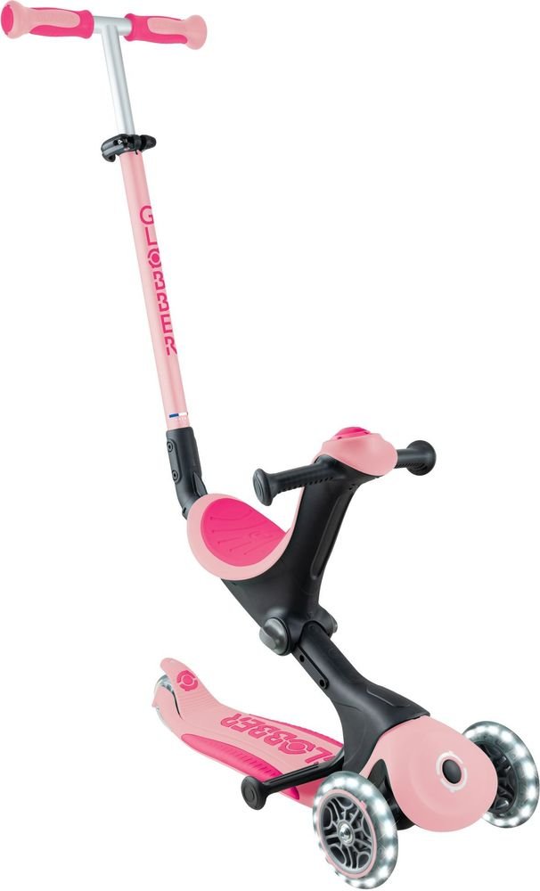 ΠΑΤΙΝΙ GLOBBER ΑΝΑΔΙΠΛΟΥΜΕΝΟ GO UP DELUXE FANTASY LIGHTS DEEP PASTEL PINK