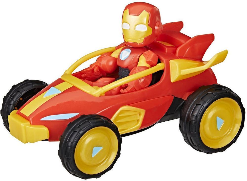 MARVEL HASBRO IRON MAN AND HIS AWESOME - IRON MAN IRON RACER VEHICLE (G1471) HASBRO