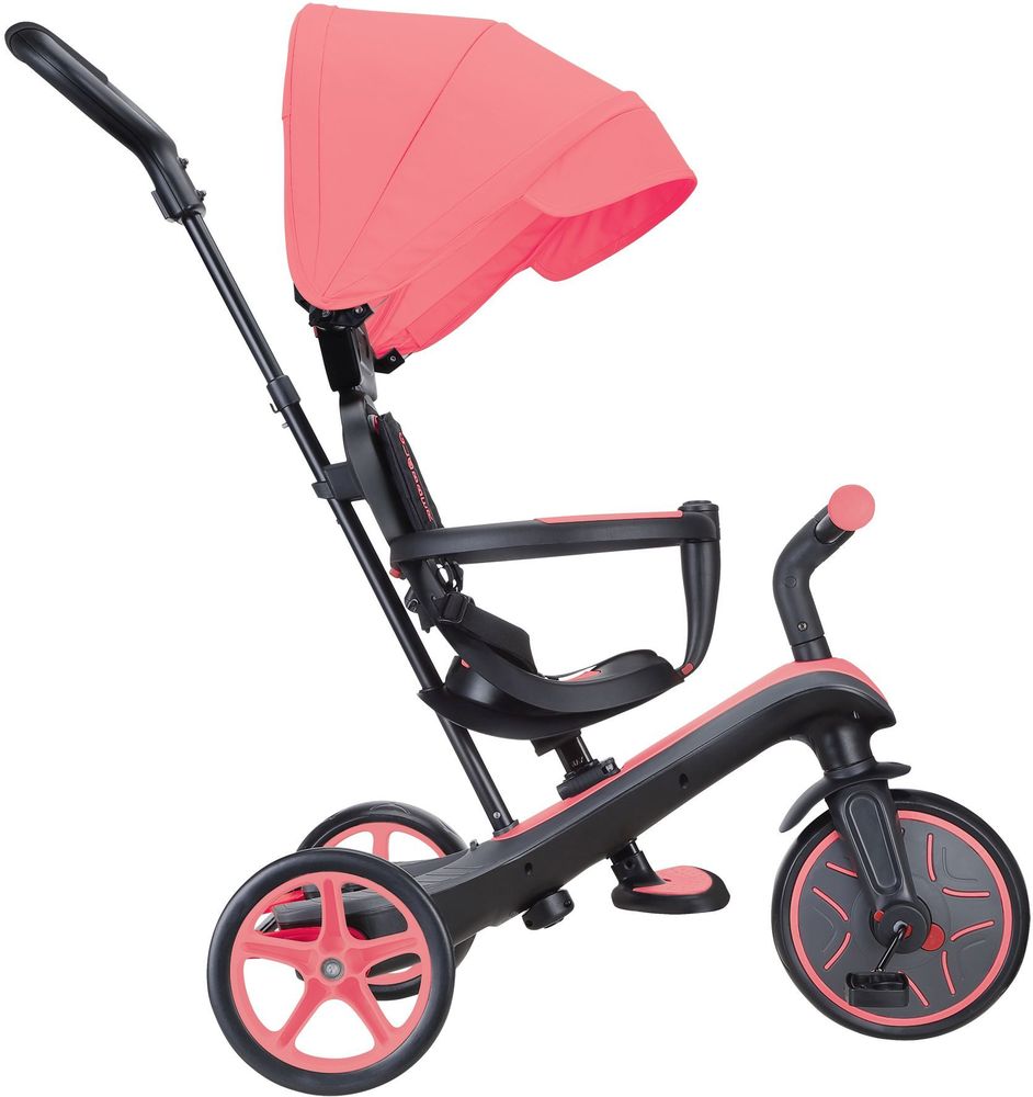 GLOBBER ΤΡΙΚΥΚΛΟ GLOBBER TRIKE EXPLORER 4 IN 1 CORAL PINK (634-110)