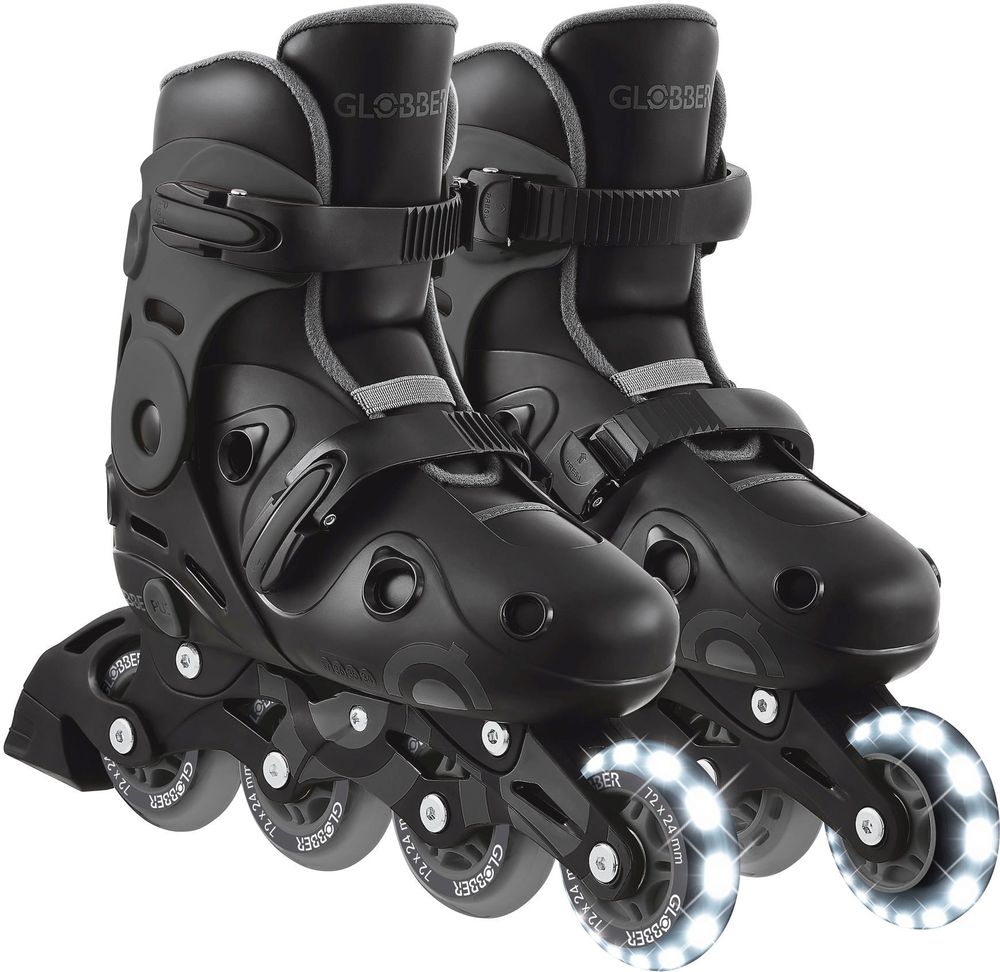 ΠΑΤΙΝΙΑ GLOBBER INLINE SKATES LIGHTS NO 34-37 BLACK (785-120) GLOBBER