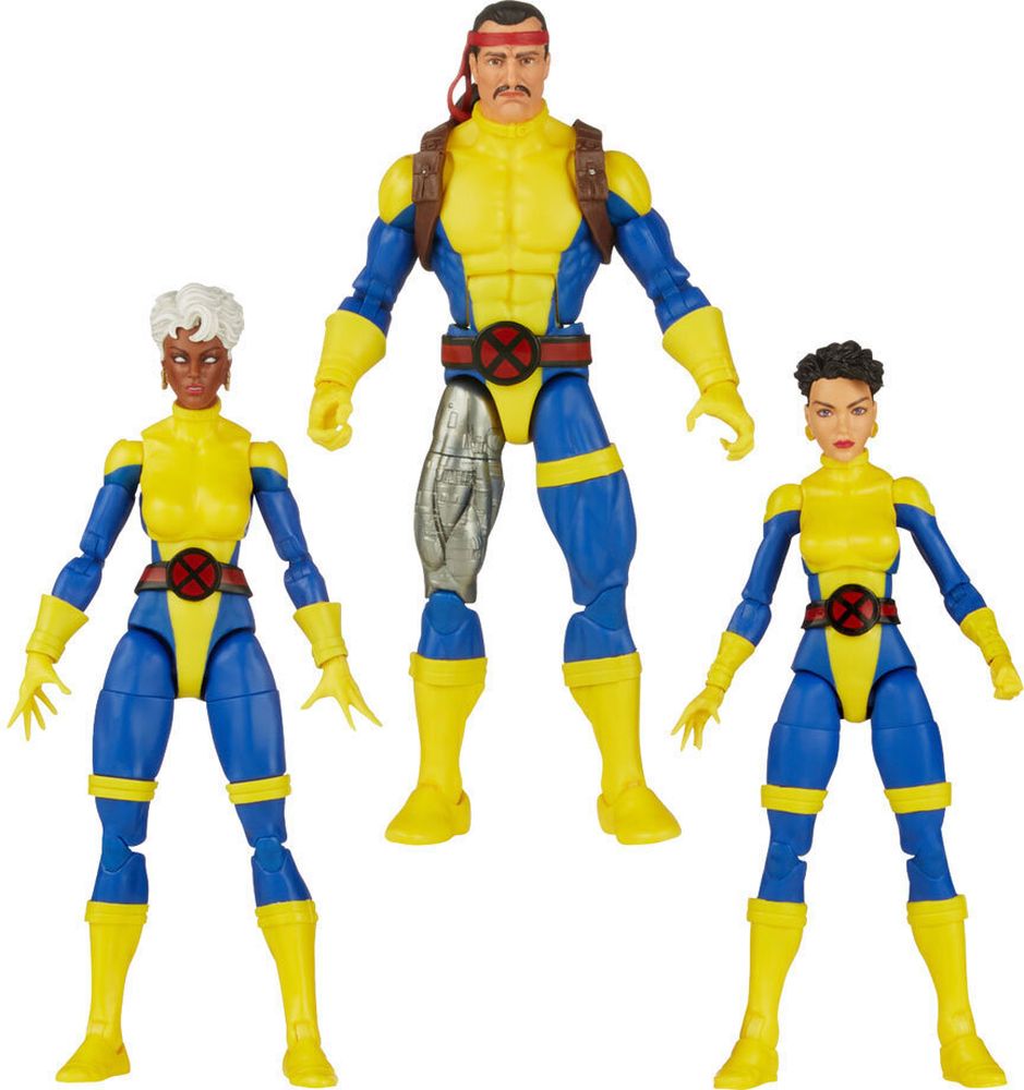 HASBRO MARVEL X-MEN - STORM, MARVEL'S FORGE AND JUBILEE ACTION FIGURES 3-PACK 15CM