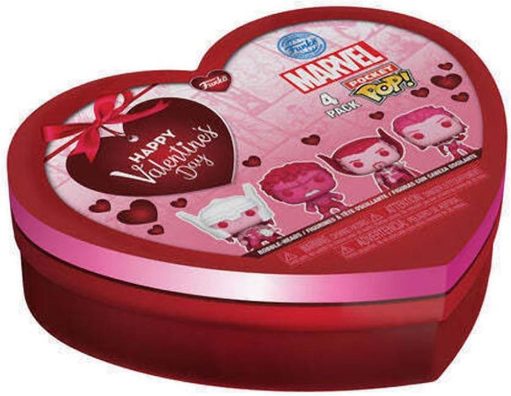 FUNKO POP! MARVEL CLASSIC - HAPPY VALENTINES DAY BOX 4-PACK