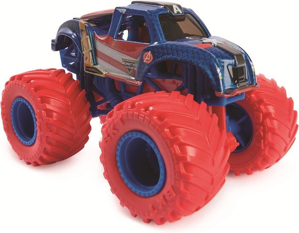 MARVEL MONSTER JAM CAPTAIN AMERICA 1:64 VEHICLE MARVEL