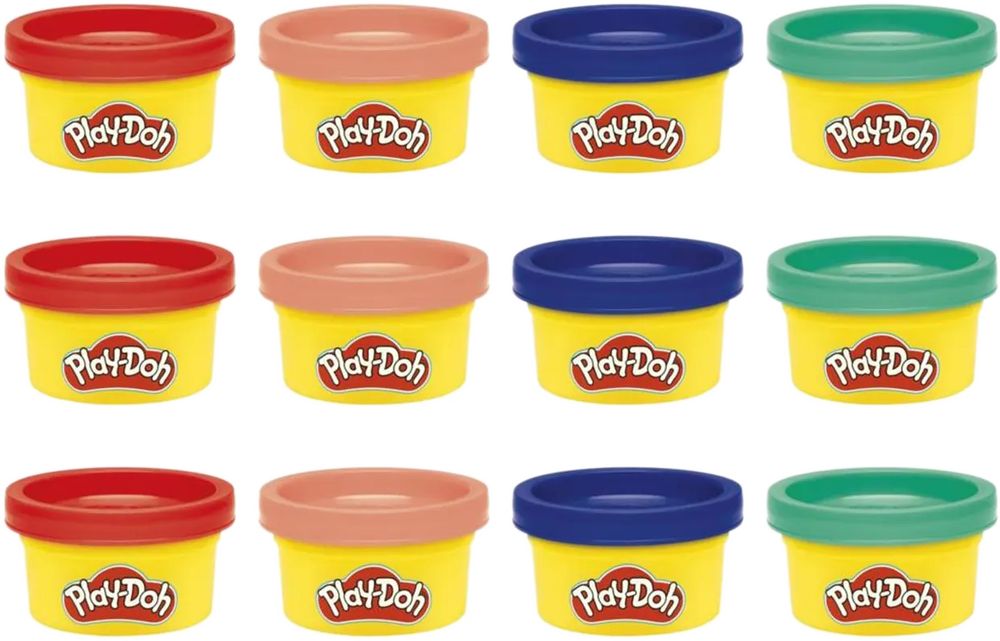 TREATS AND FAVORS PLAY-DOH HASBRO 12 PACK (G0519) HASBRO