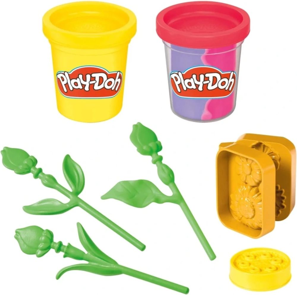 LIL FLOWERS - SUNFLOWER AND DAISIES PLAY-DOH HASBRO (G2479)