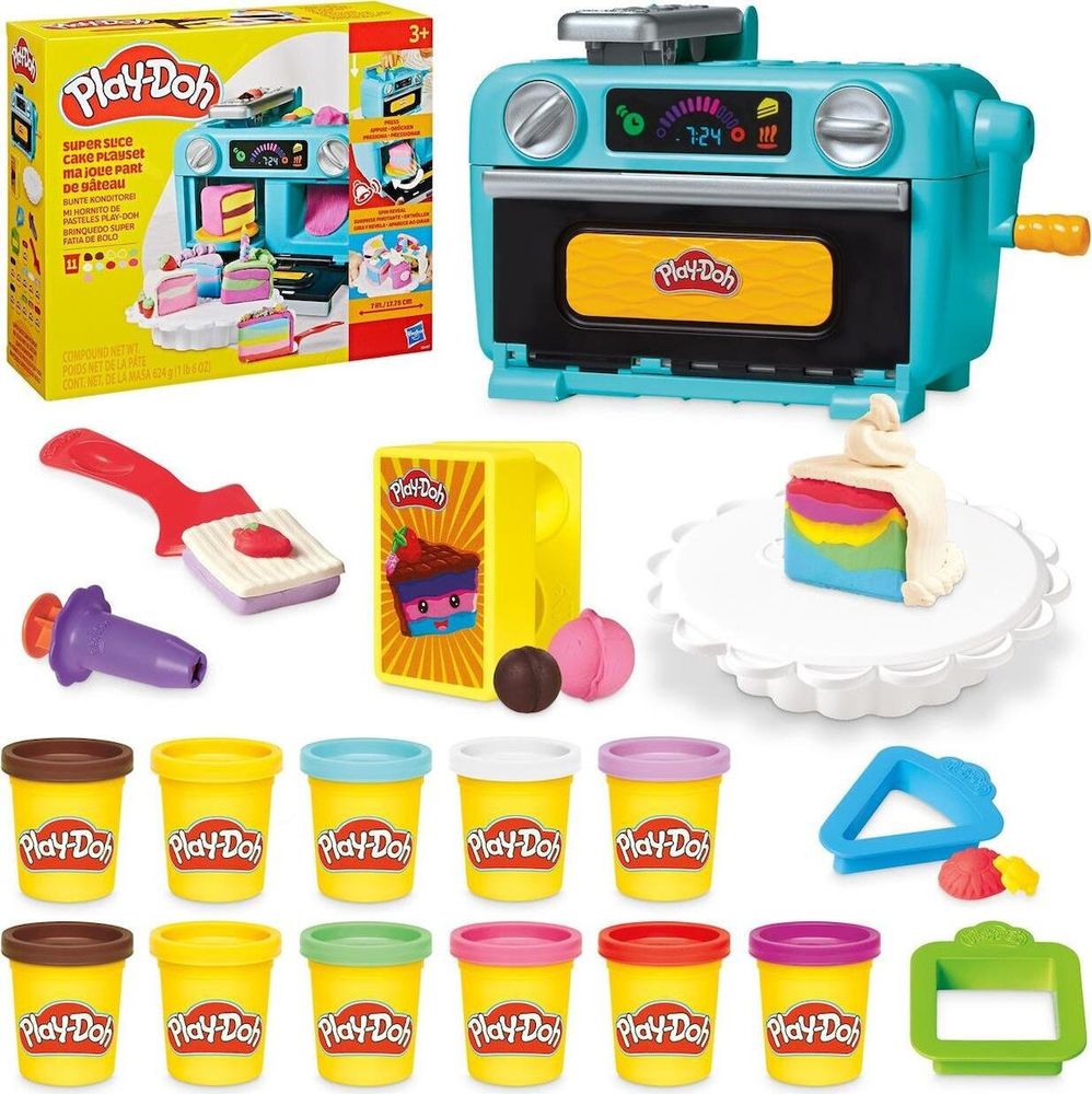 DOH - MORE SUPER SLICE CAKE PLAYSET PLAY-DOH HASBRO (G0497) HASBRO