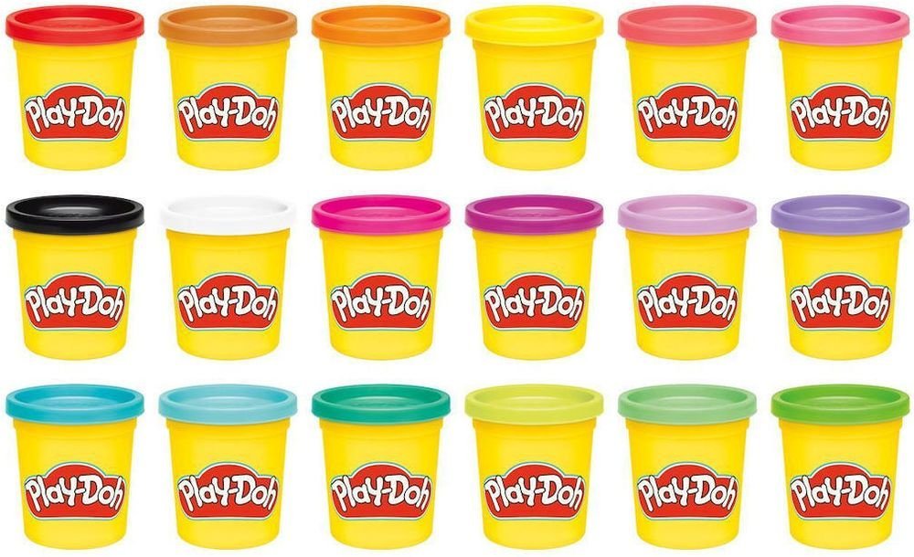 DOH - MORE IMAGINE ANYTHING 18 PACK HASBRO PLAY-DOH (G0522)