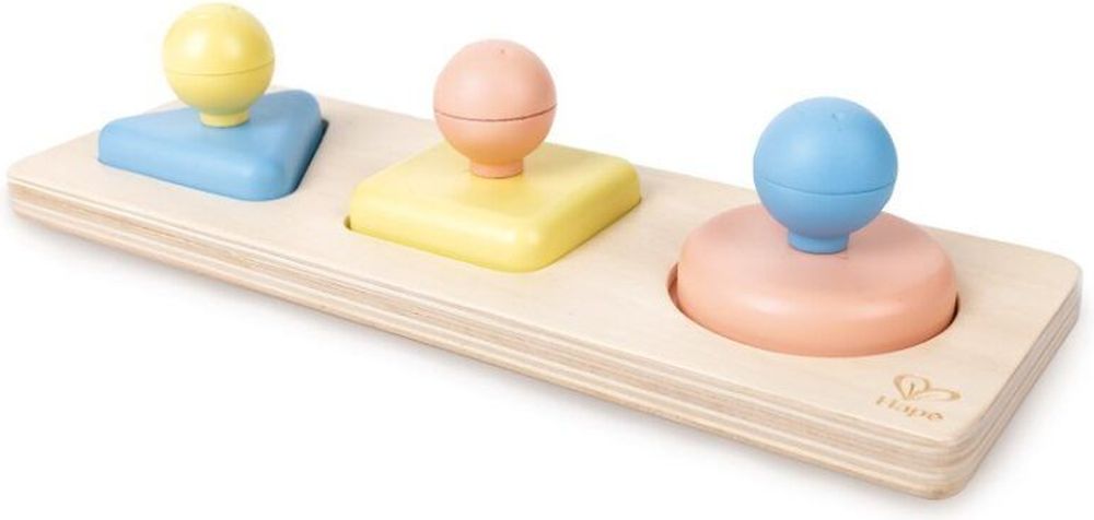 HAPE EARLY EXPLORER HAPE ΞΥΛΙΝΟ MONTESSORI MIRROR SHAPE PUZZLE