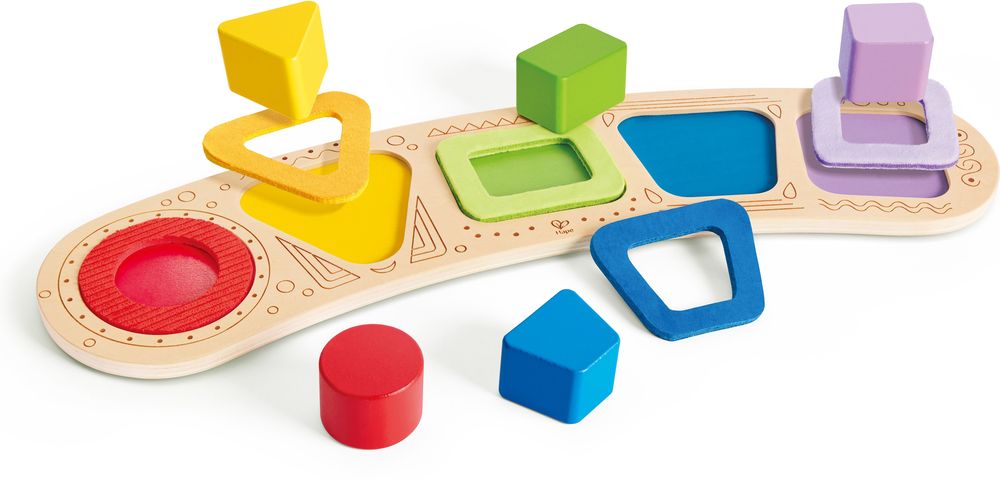 HAPE ΞΥΛΙΝΟ ΠΑΖΛ HAPE ΓΕΩΜΕΤΡΙΚΑ ΣΧHΜΑΤΑ - ΧΡΩΜΑΤΑ