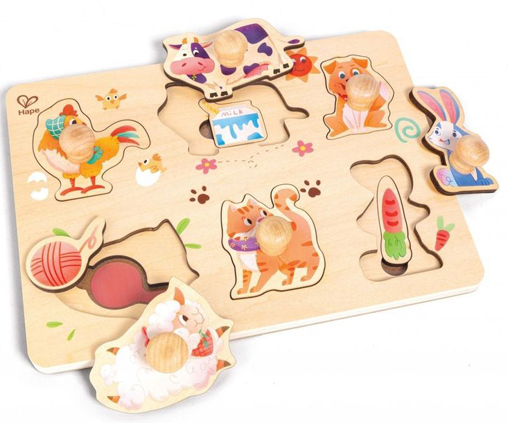 ΞΥΛΙΝΟ ΠΑΖΛ HAPE ΖΩΑΚΙΑ ΦΑΡΜΑΣ HAPE