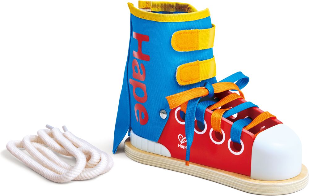 HAPE TOTALLY AMAZING HAPE ΞΥΛΙΝΟ ΕΚΠΑΙΔΕΥΤΙΚΟ ΠΑΠΟΥΤΣΙ ΜΕ ΚΟΡΔΟΝΙΑ