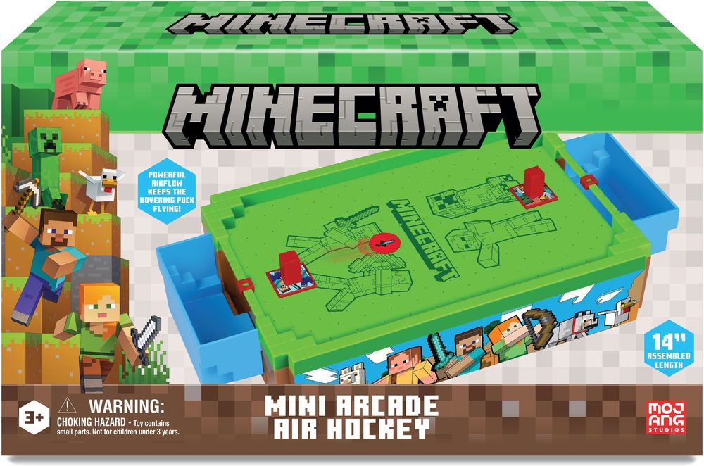 AMBASSADOR AIR HOCKEY MAM AMBASSADOR MINECRAFT MINI ARCADE