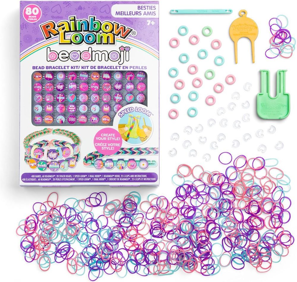 ΣΕΤ ΒΡΑΧΙΟΛΙΑ RAINBOW LOOM BEADMOJI BESTIES RAINBOW LOOM