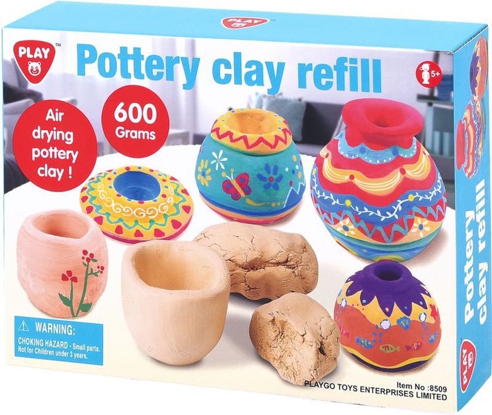 ΠΗΛΟΣ PLAYGO POTTERY CLAY REFILL 600GR PLAYGO