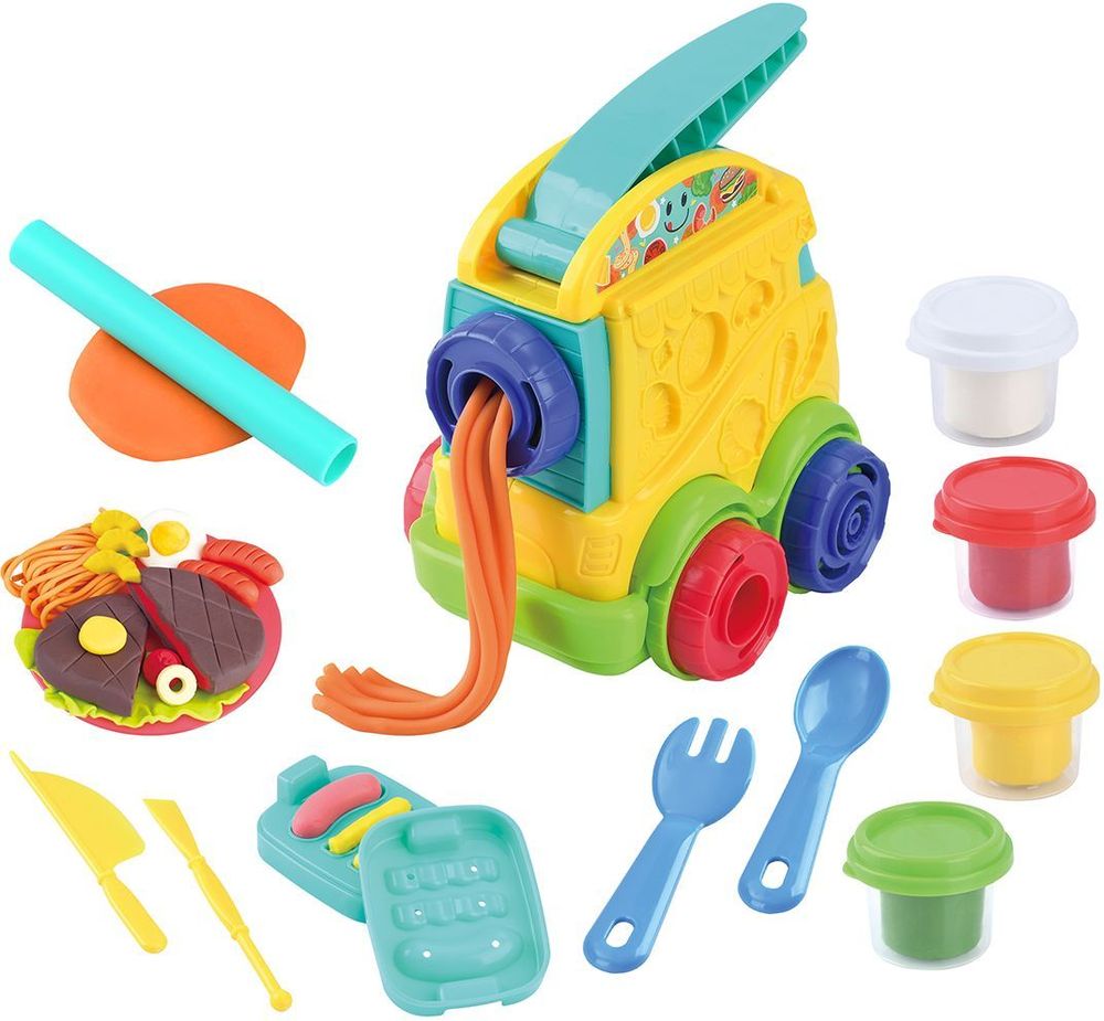 ΠΛΑΣΤΟΖΥΜΑΡΑΚΙΑ PLAYGO DOUGH GO FOOD TRUCK PLAYGO