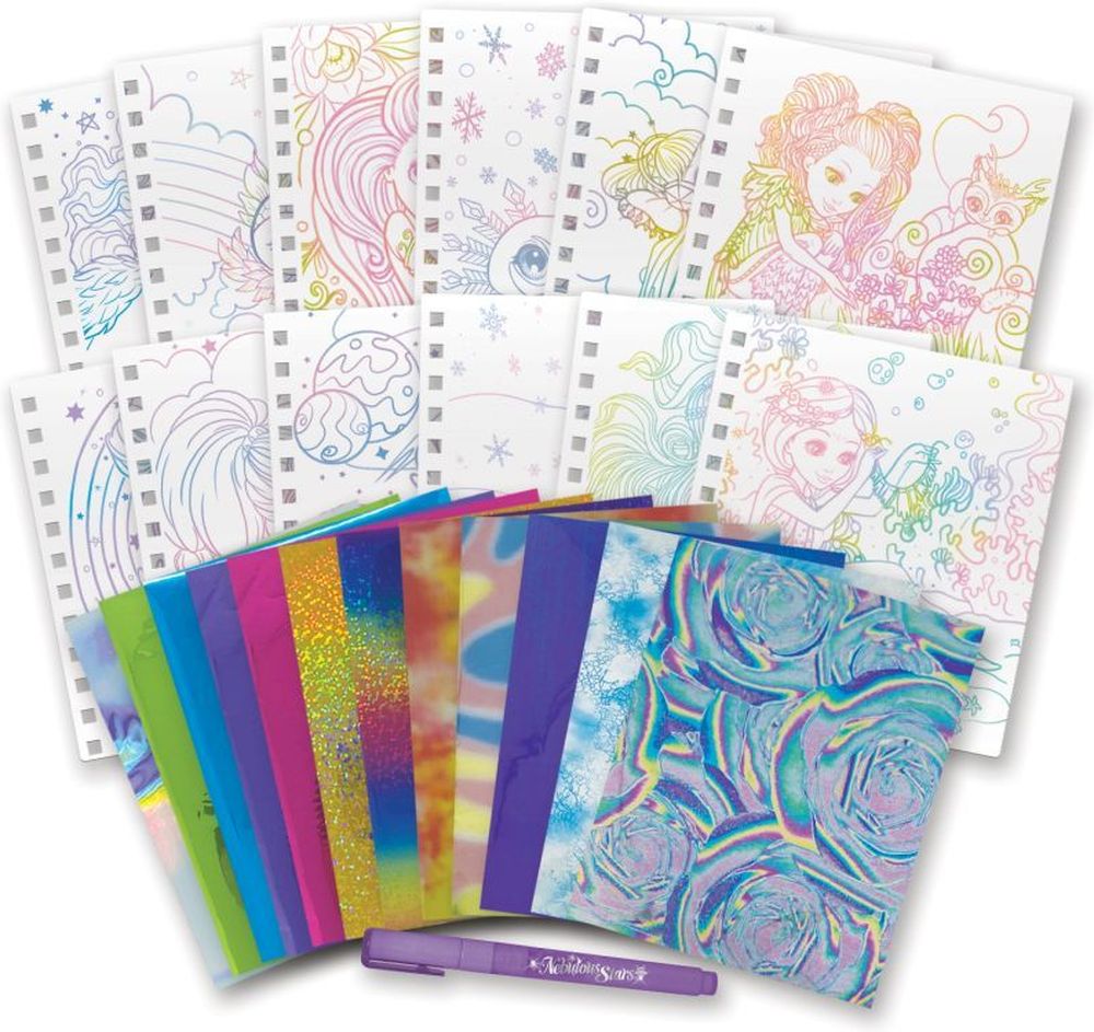 SMALL CREATIVE BOOK-FANTASY FOIL NEBULOUS STARS