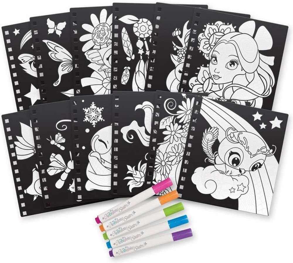 NEBULOUS STARS SMALL CREATIVE BOOK-MAGIC PATTERN VELVET NEBULOUS STARS