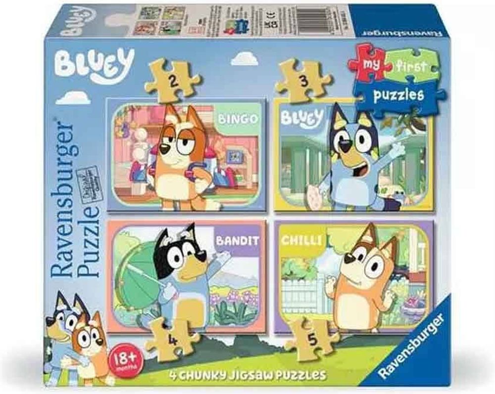 ΤΑ ΠΡΏΤΑ ΜΟΥ ΠΑΖΛ RAVENSBURGER 2/3/4/5 ΤΕΜ. BLUEY RAVENSBURGER