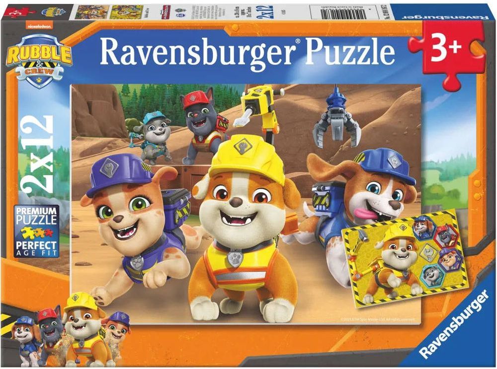 ΠΑΖΛ RUBBLE - CREW RAVENSBURGER 2Χ12 24ΤΜΧ RAVENSBURGER