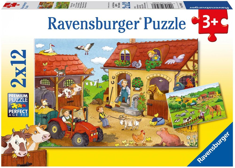ΠΑΖΛ ΤΟ ΑΓΡΌΚΤΗΜΑ RAVENSBURGER 2Χ12 24ΤΜΧ RAVENSBURGER