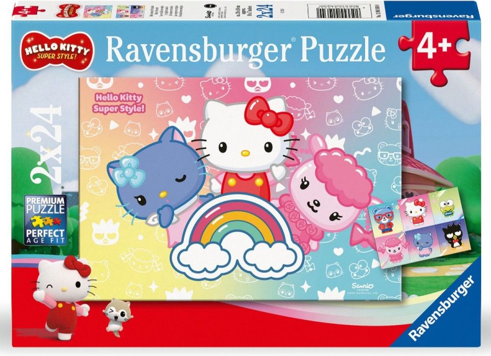 ΠΑΖΛ HELLO KITTY RAVENSBURGER (2Χ24) 44 ΚΟΜΜΑΤΙΑ RAVENSBURGER